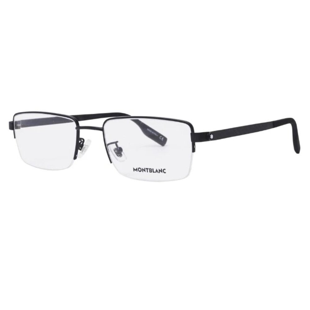 NEW MONTBLANC EYEGLASSES BLACK MEN EYEWEAR MONTBLANC MB0188O 001